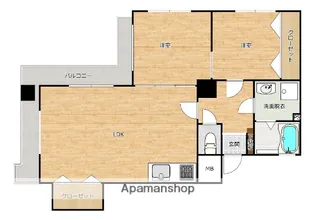 ダイナコート天神アベニュー【9階】の間取り