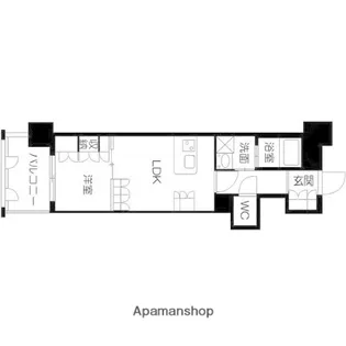 サンロージュ薬院駅前【2階】の間取り
