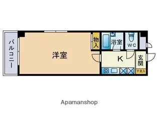 アクラス南天神【2階】の間取り
