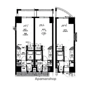 マーレタワー天神【9階】の間取り