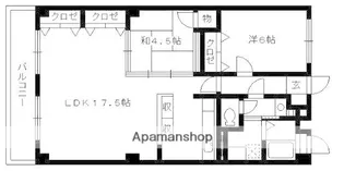 岡ビル【4階】の間取り