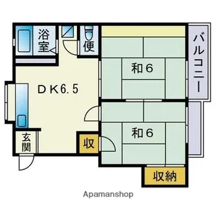 アネックス清水【2階】の間取り