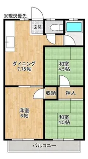 昭和ハイツ【2階】の間取り