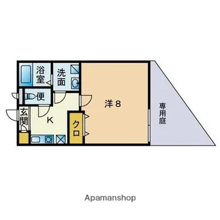 アムールシュマン城南【1階】の間取り