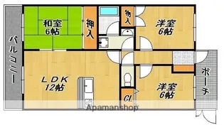 エミネント西新【5階】の間取り