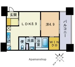 ビエラコート博多駅前【3階】の間取り
