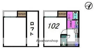 ニューパレス24【1階】の間取り