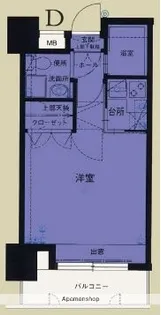 エステートモア平尾パージュ【13階】の間取り