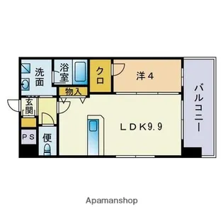 サムティ博多SOUTH【2階】の間取り