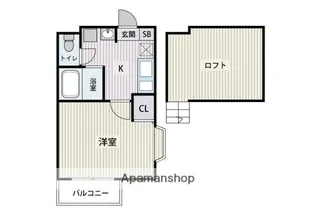 レガリータ平和【2階】の間取り