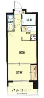 エステート・モア・シャトー薬院【9階】の間取り