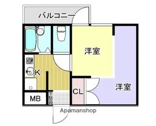 VIP薬院【8階】の間取り