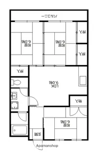 コンダクトヴィレッジ姪浜サウス(旧エスポアール原Ⅰ)【4階】の間取り