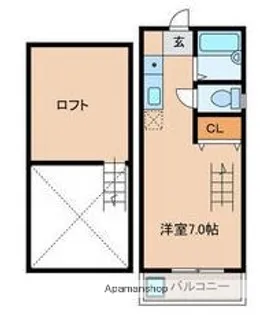 マキシム別府【1階】の間取り