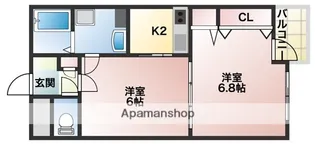 エスタシオン【3階】の間取り