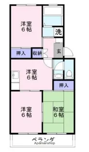 ミキハイム【4階】の間取り