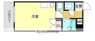 クレアトール百道【4階】の間取り