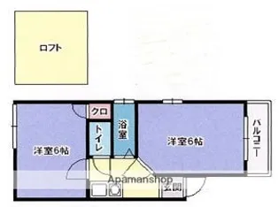ロッセル【2階】の間取り