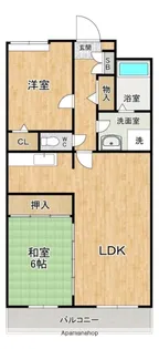 エスペランサ室見【3階】の間取り