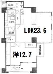 アトモスももち【9階】の間取り