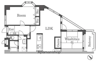 KM原田ビル【10階】の間取り