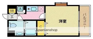 エンクレスト博多Ⅱ【4階】の間取り