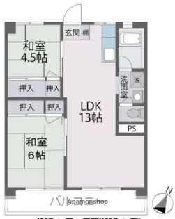 メゾン住吉【4階】の間取り