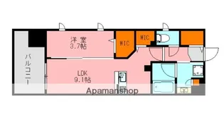 デュ・レジア薬院テラス(旧 扶桑第一ビル)【2階】の間取り