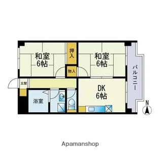 今宿ホワイトマンション【3階】の間取り