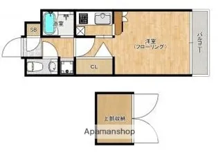 エステートモア浄水通り【7階】の間取り