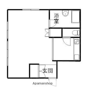 シティパレス南天神PART−1【4階】の間取り