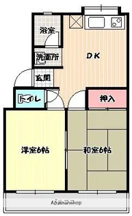 ローレルハイツⅢ【1階】の間取り