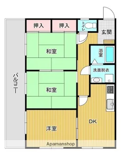 ペルシュアール百道【3階】の間取り