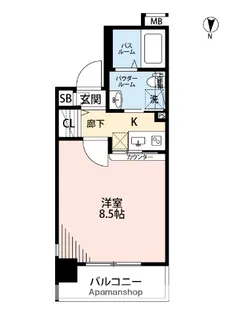 ラフォーレ大濠パークアベニュー【7階】の間取り