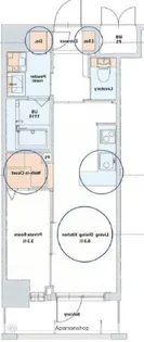 ネストピア博多シティ【5階】の間取り