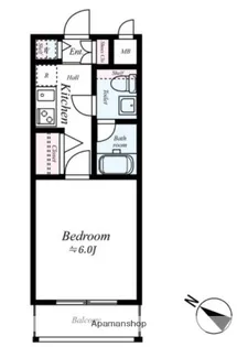 ピュアドームリージェント薬院【3階】の間取り