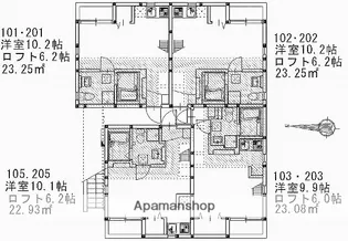 エスペランサ西姪浜【1階】の間取り