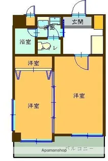リバティシティ天神【11階】の間取り