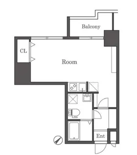 朝日プラザ天神【5階】の間取り