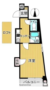 ラフィーヌ薬院【5階】の間取り