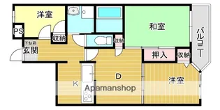 ロワールM室見川【7階】の間取り