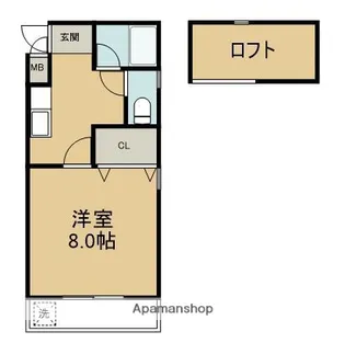 メゾンレジュール【2階】の間取り