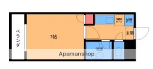 エクセレンス友丘【3階】の間取り