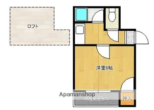 ベル西新【2階】の間取り