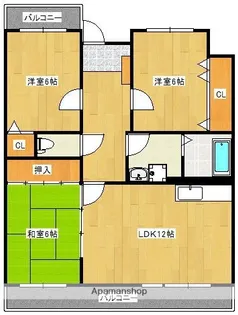 福岡県福岡市早良区田村2丁目【マンション】の間取り