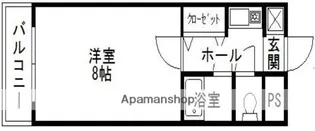 荒江四ツ角ビル【3階】の間取り