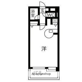 サンセーヌ大名【5階】の間取り