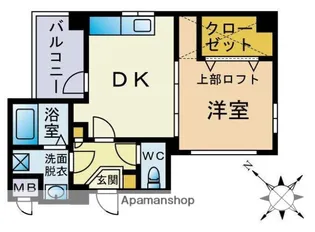 ピコロ六本松【5階】の間取り