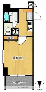 ドミール高砂【6階】の間取り