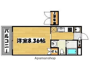 アセットヒルズディアフィオーレ博多【3階】の間取り